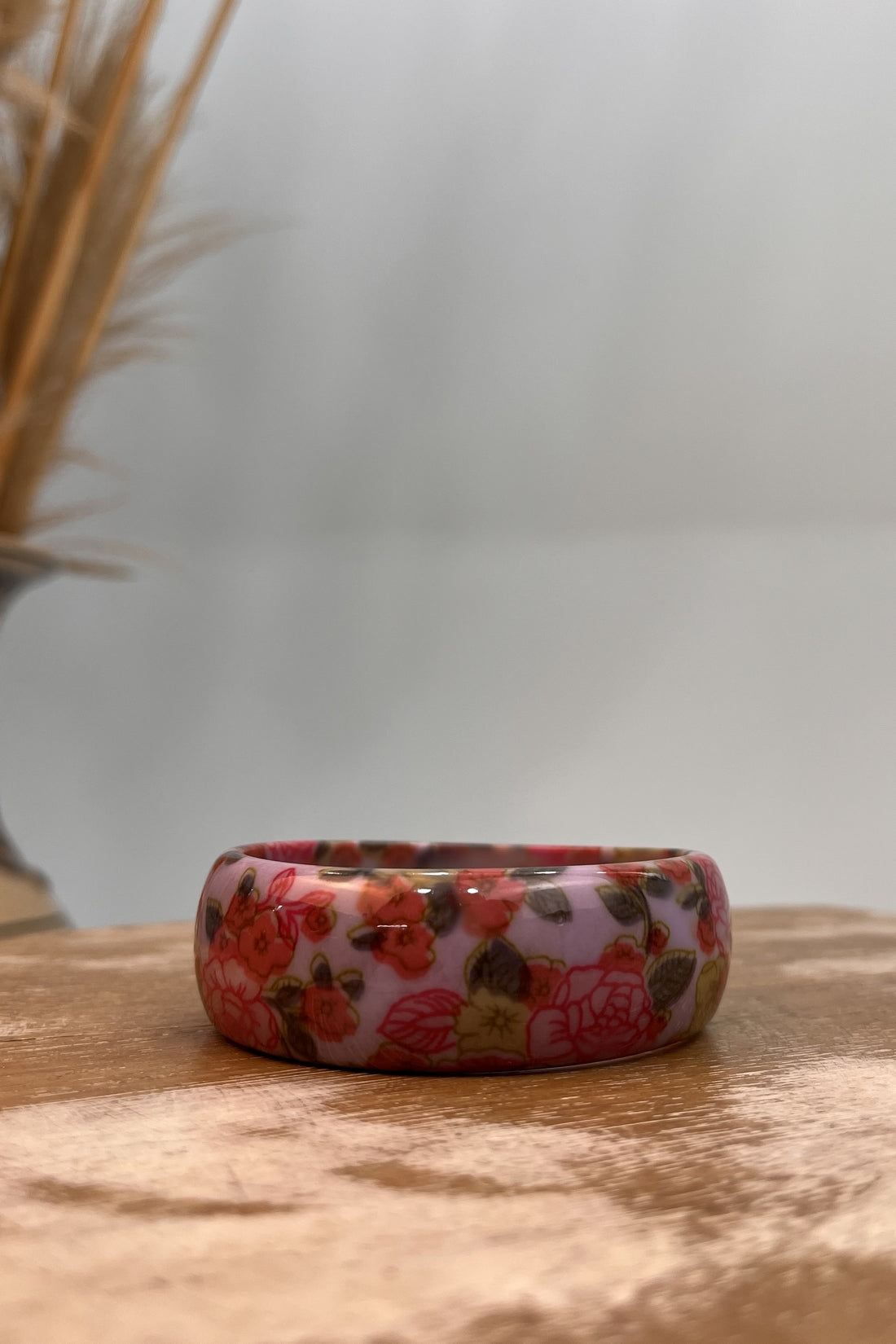 Lilac Floral Print Yacamim Bracelet #274