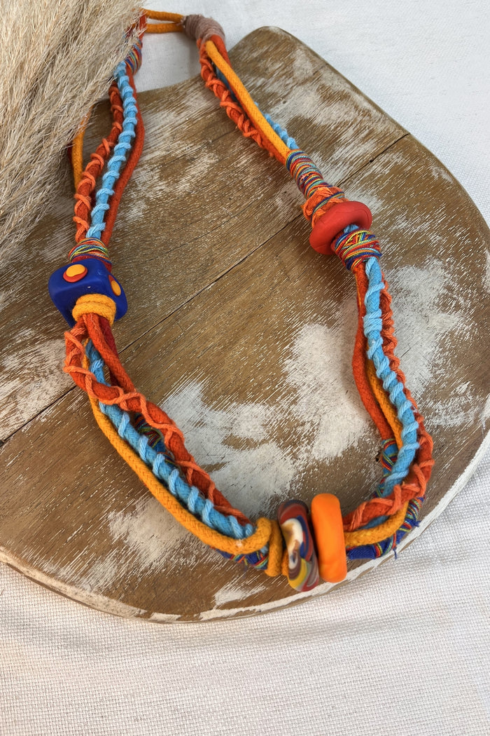 Yacamim #306 Handmade Colorful Rope Necklace