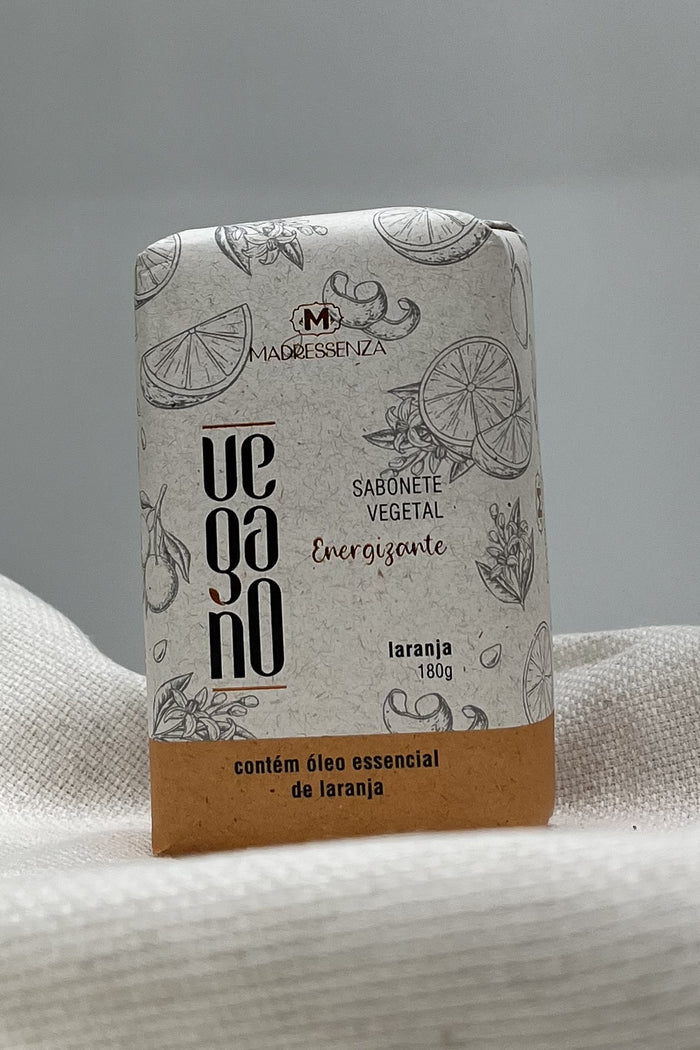 Madressenza Orange Vegan Vegetable Soap 180g Yacamim #70