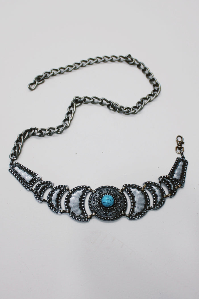 Yacamim Maxi Metal Belt with Stone #696