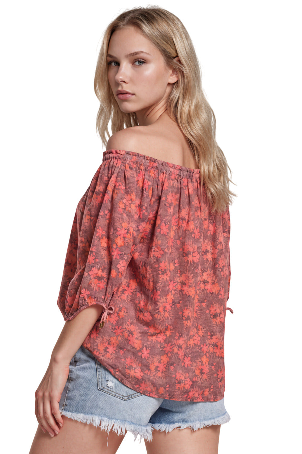 Bata Ciganinha 100% Algodão Paraty Rosa Estampado Yacamim B28