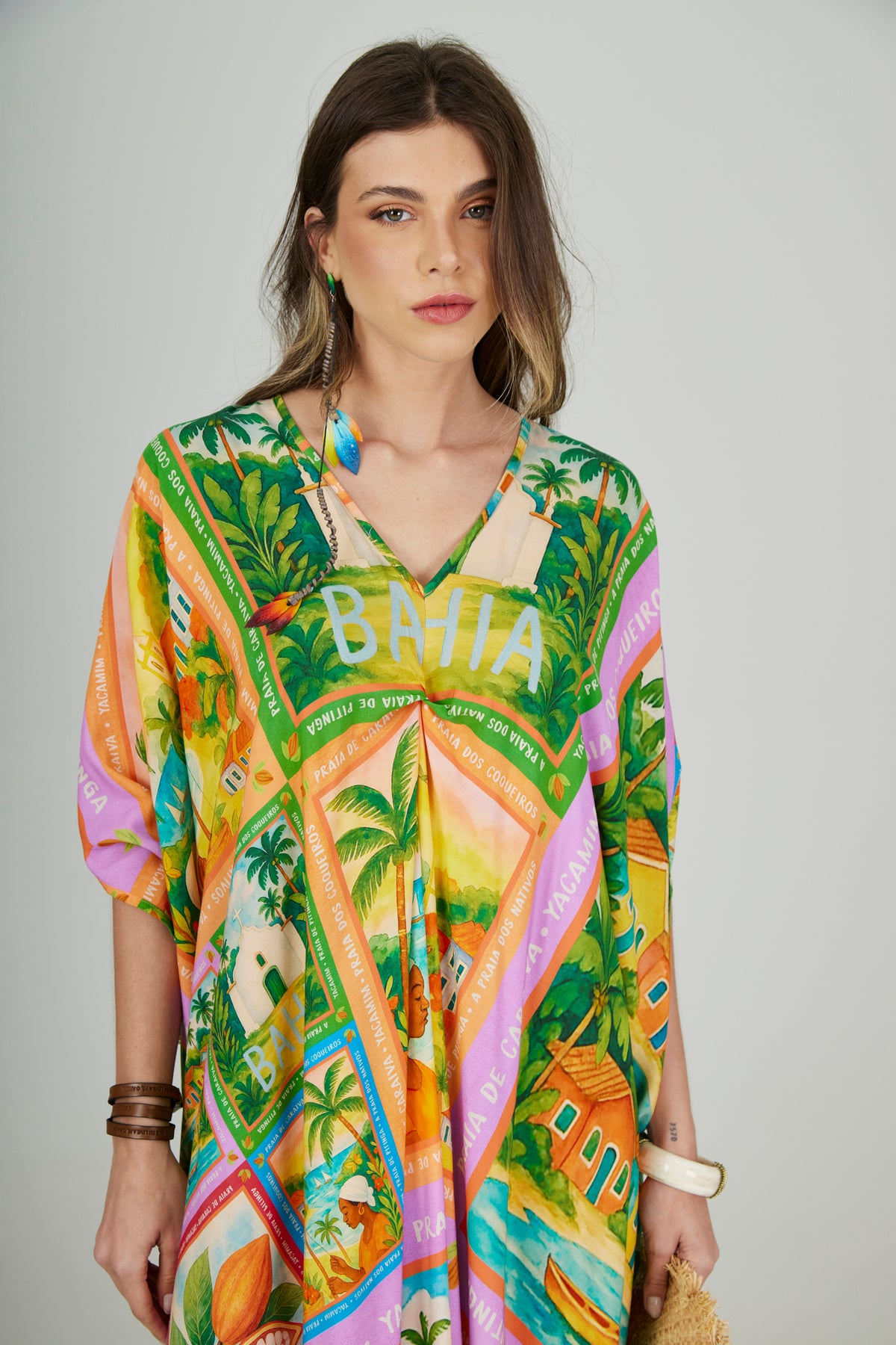 Green Square Kaftan Bahêa Yacamim Q9 Collection