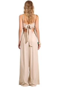 Yacamim A22 High-Waisted Beige Harem Pants