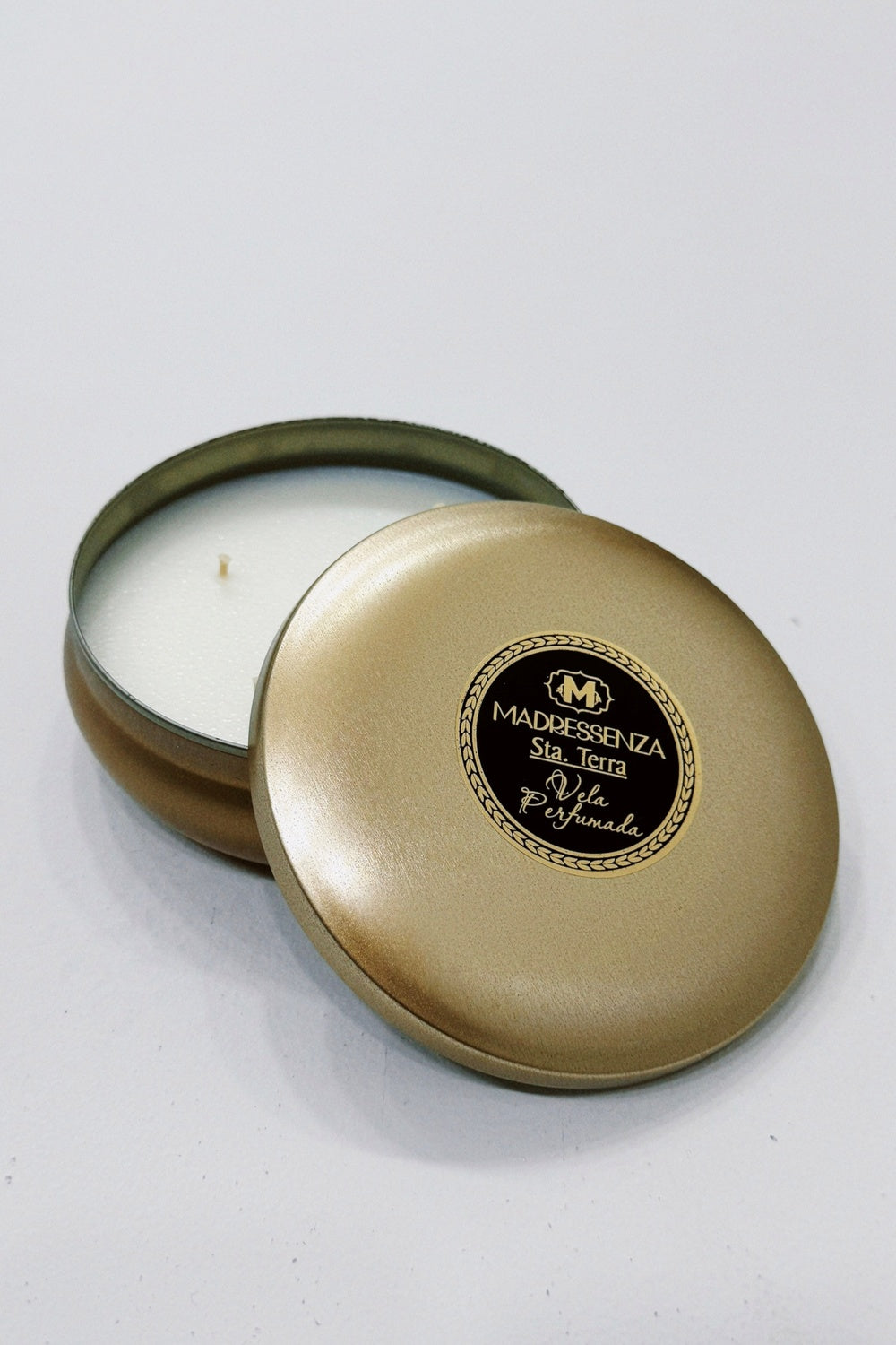 Madressenza Honey and Lemon Tin Candle 280g Yacamim #813