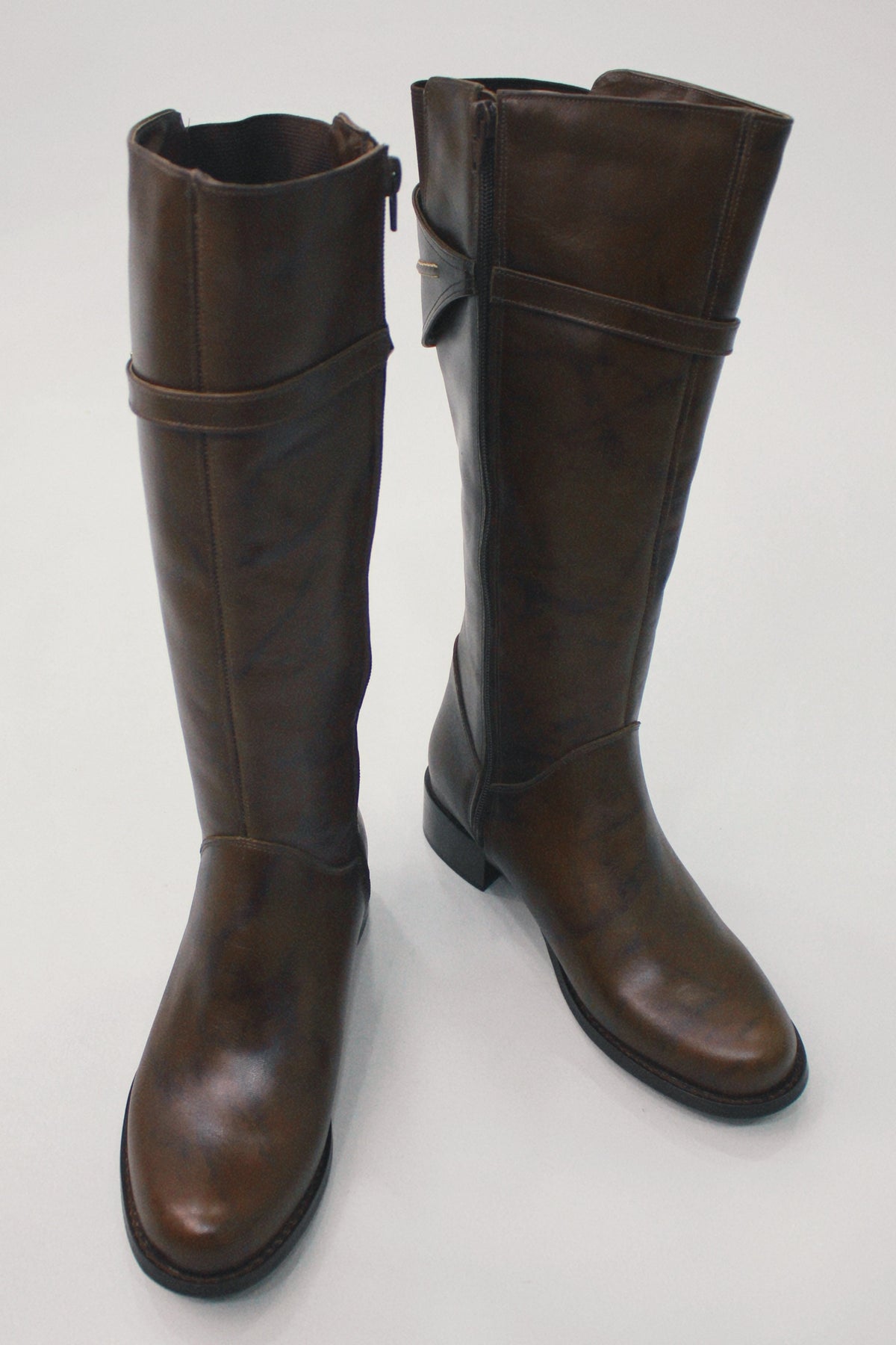 Yacamim #469 Firenze Coffee Long Leather Boot