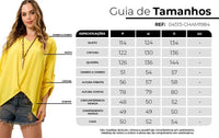 Yacamim Yellow V-Neck Basic T-shirt