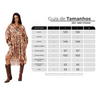 Yacamim D1 Loose Flowy Short Beige Printed Dress