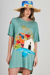 T-shirt I Wanna Go Back To Bahia Bahêa Yacamim Collection Q3