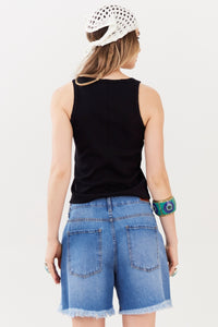 Yacamim Blue Denim Shorts H1