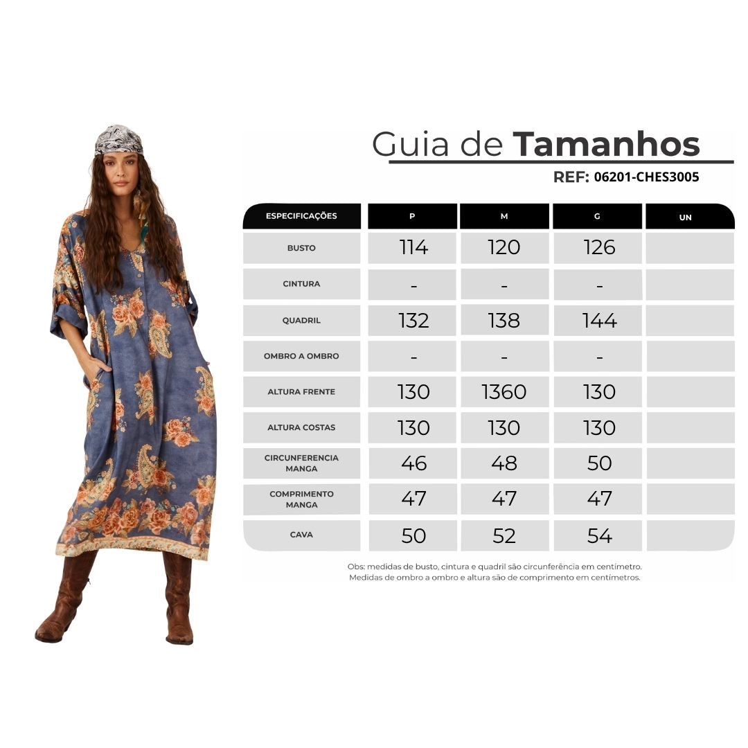 Yacamim Paisley Print Petrol Blue Midi Shirt P8
