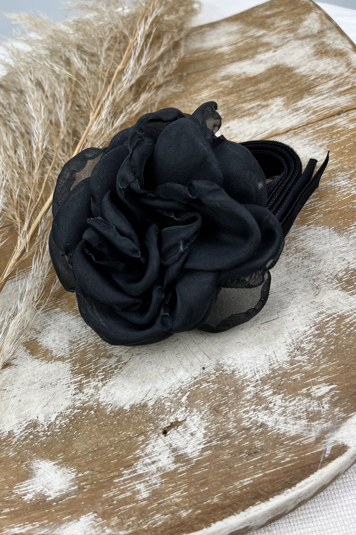 Black Flower Choker Necklace #33