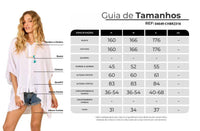 Yacamim White 3/4 Sleeve Broderie Loose Shirt