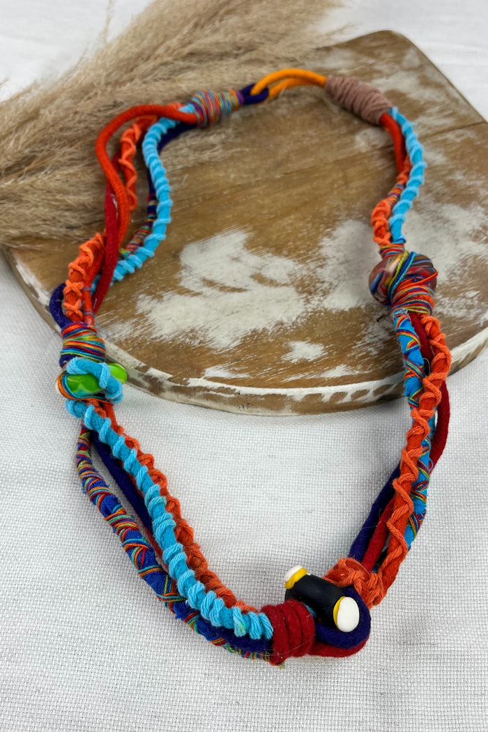 Yacamim Handmade Colorful Rope Necklace #111