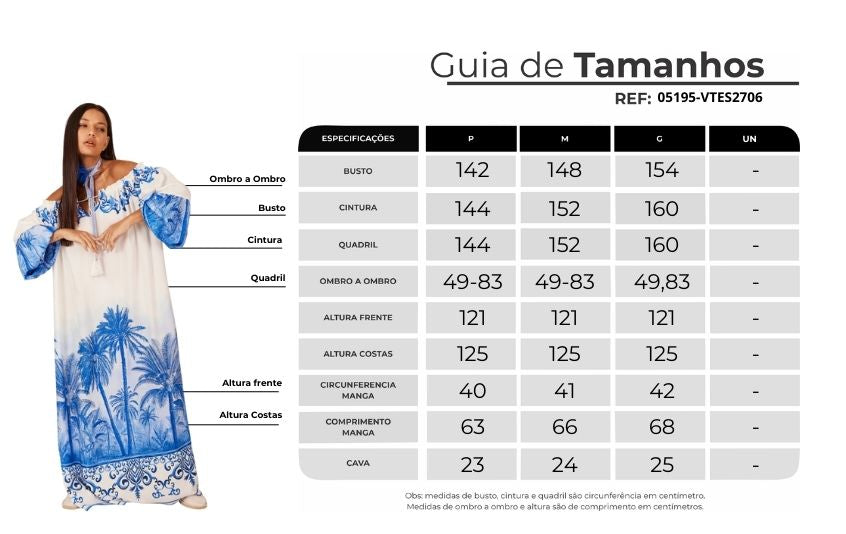 Yacamim C8 Printed Blue Gypsy Long Dress