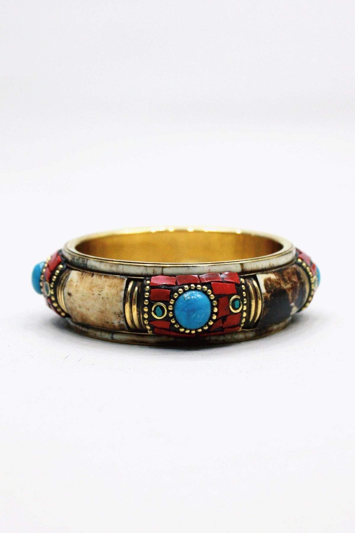 Metal Bracelet with Yacamim Stones #458