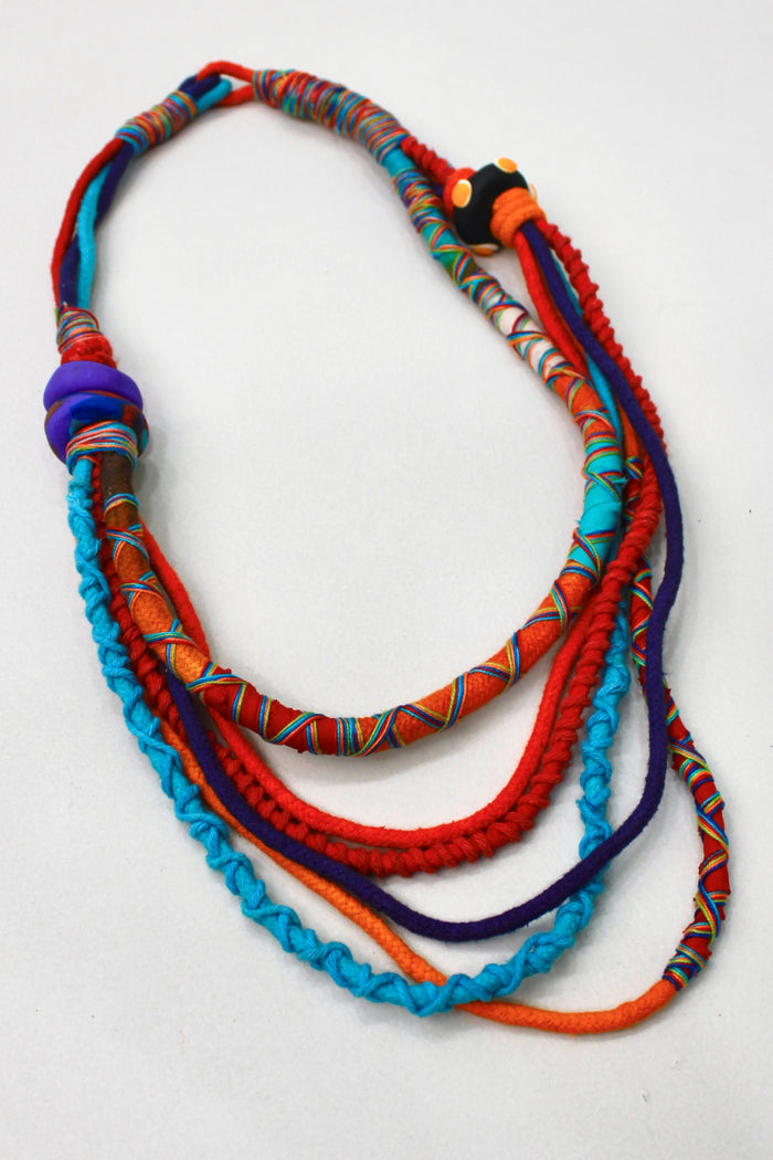 Yacamim Handmade Colorful Rope Necklace #395