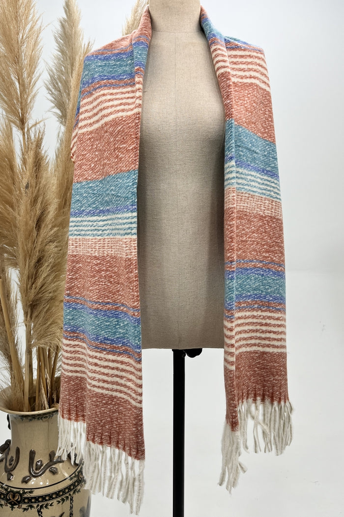Yacamim Striped Scarf Blanket #255