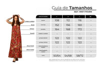 Yacamim E13 Printed Brown Long Dress with Adjustable Straps