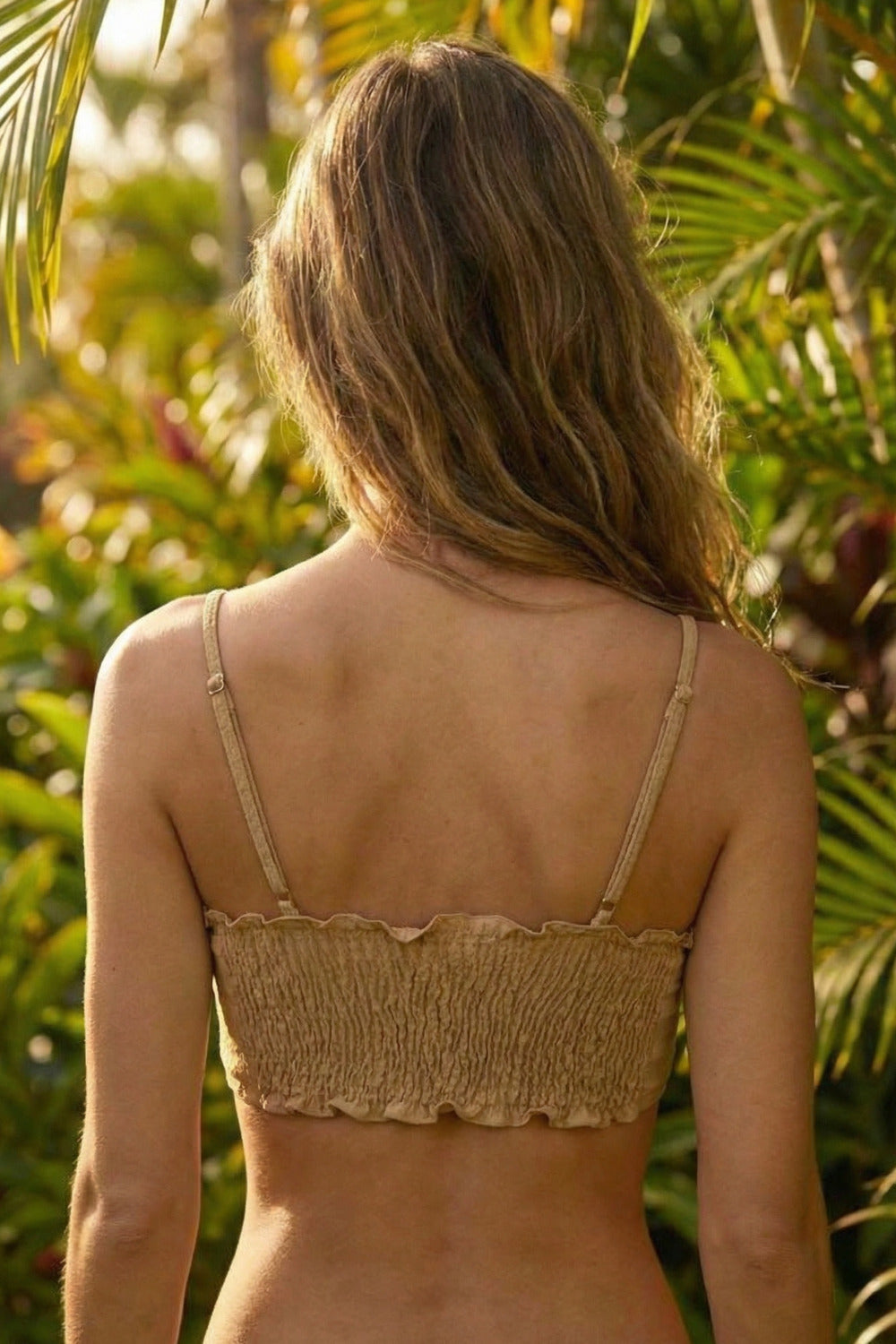Light Brown Yacamim F14 Top with Adjustable Straps