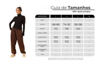 Calça De Moletom Com Punhos Marrom Yacamim T6
