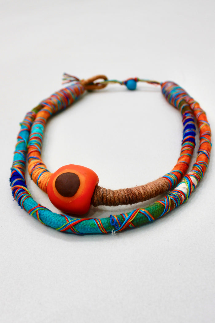 Yacamim #385 Handmade Colorful String Necklace