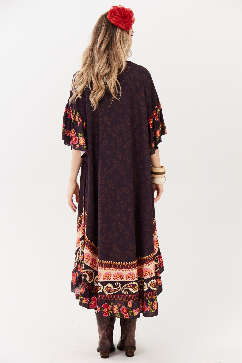 Yacamim E19 Wide Midi Dress