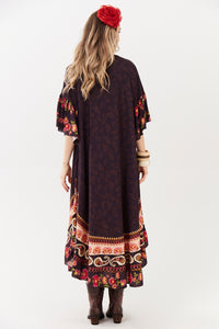 Yacamim E19 Wide Midi Dress
