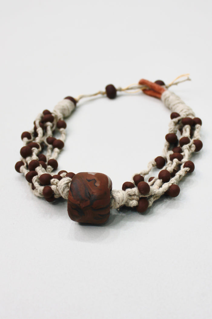 Handmade Yacamim Colorful Rope Necklace #379