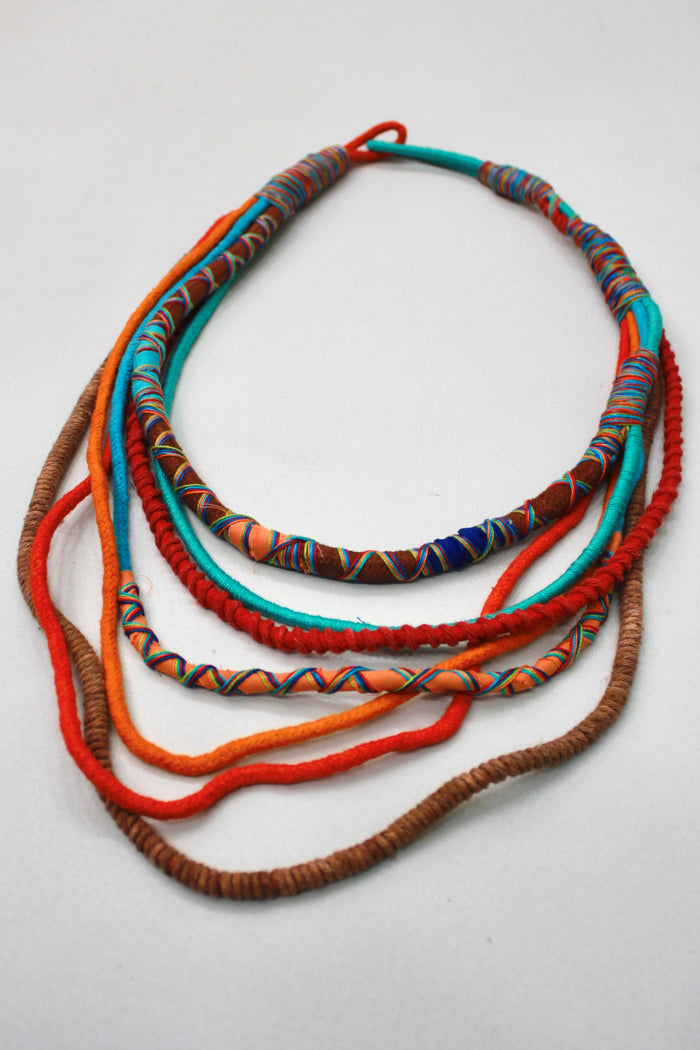 Yacamim Handmade Colorful Rope Necklace #374