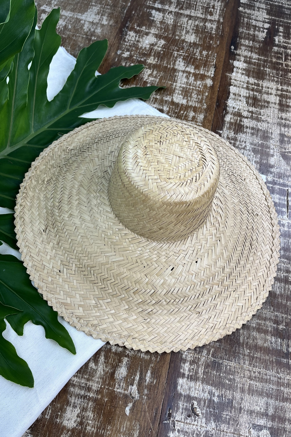 Large Yacamim Natural Straw Hat