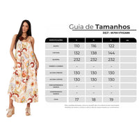 Yacamim D16 Beige Paisley Print Strappy Midi Dress