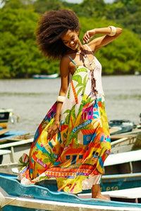 Axé Midi Dress Bahêa Collection Yacamim R7