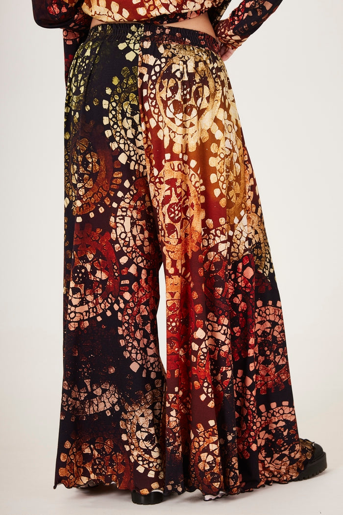 Yacamim Batik Digital Print Palazzo Pants I10