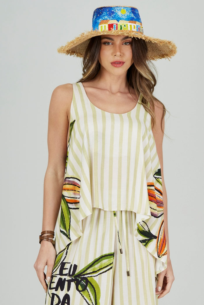 Regata Mullet Água De Coco Coleção Bahêa Yacamim R10