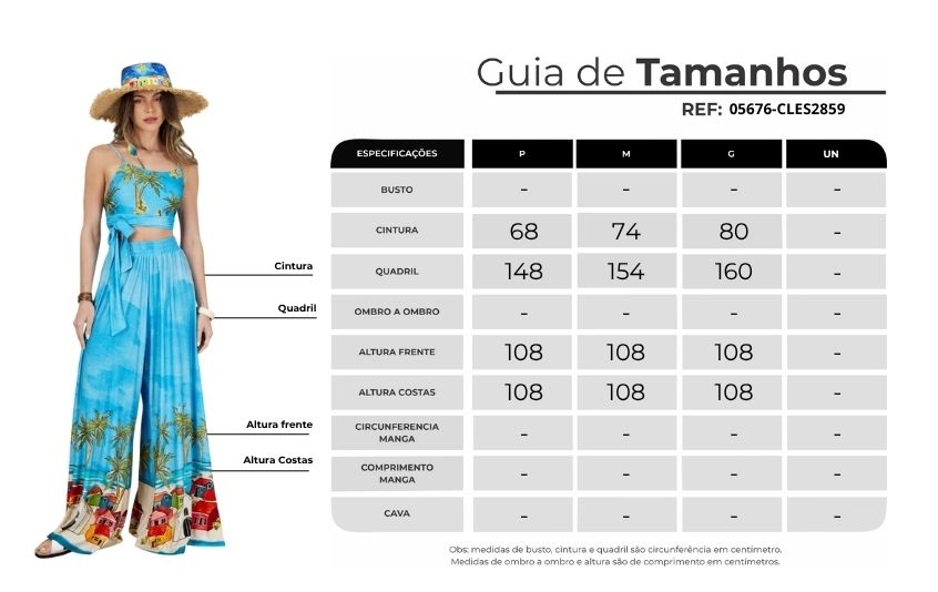 Yacamim Q10 Light Blue Baiana Palazzo Pants