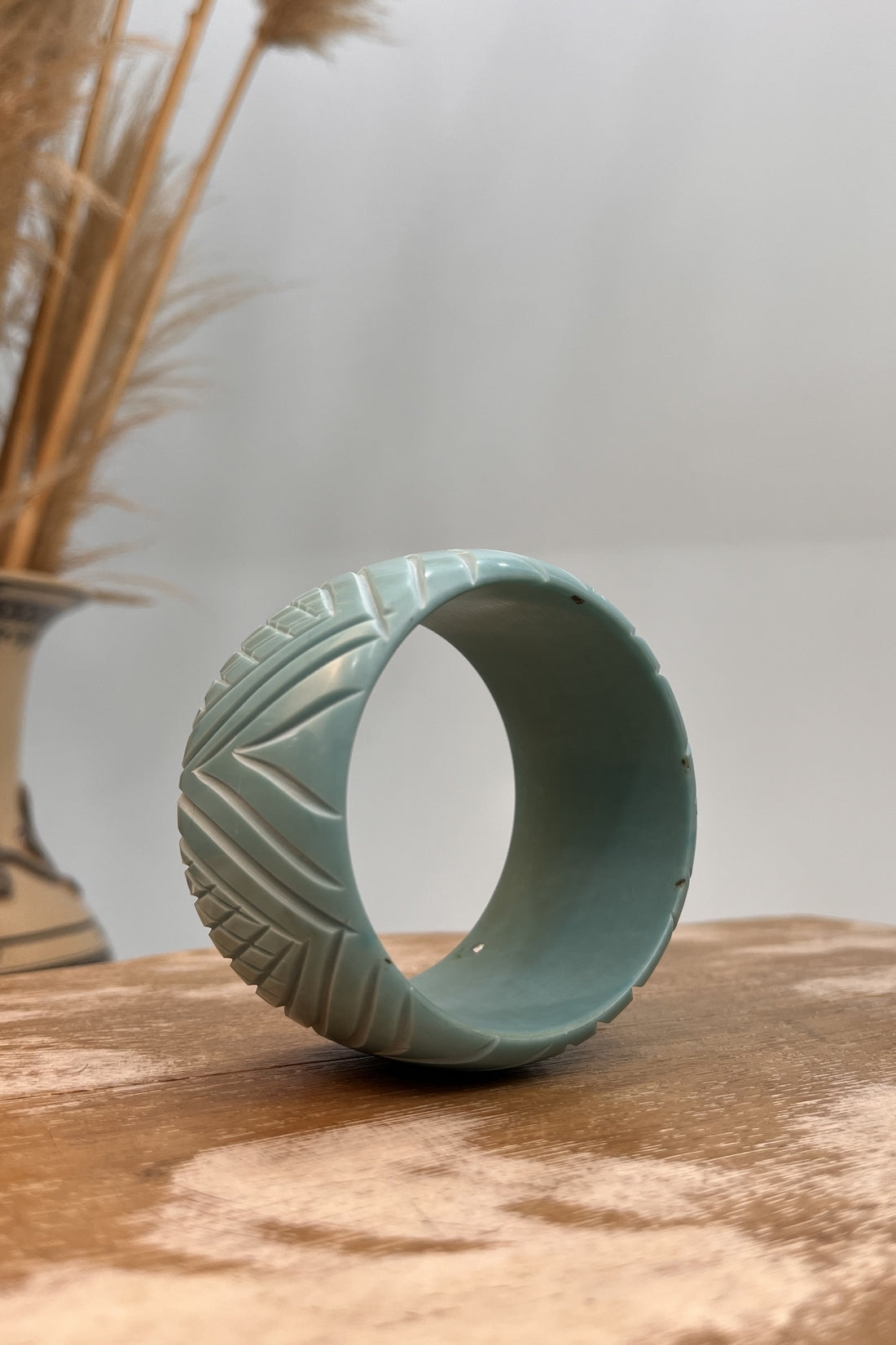 Yacamim Green Bracelet with Cutouts #269