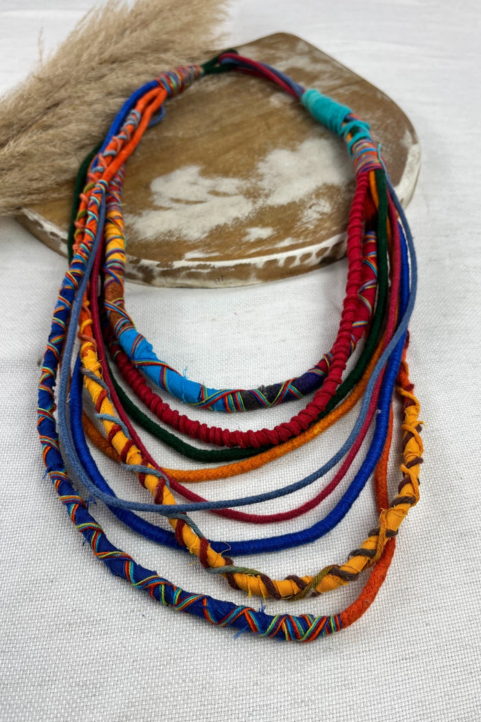Yacamim Handmade Colorful Rope Necklace #109