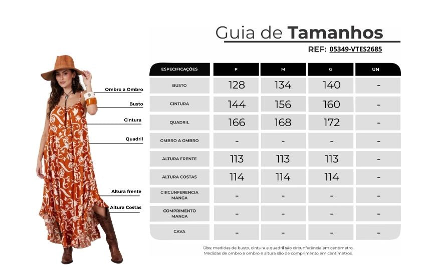 Yacamim C2 Long Printed Dress with Adjustable Straps Orange