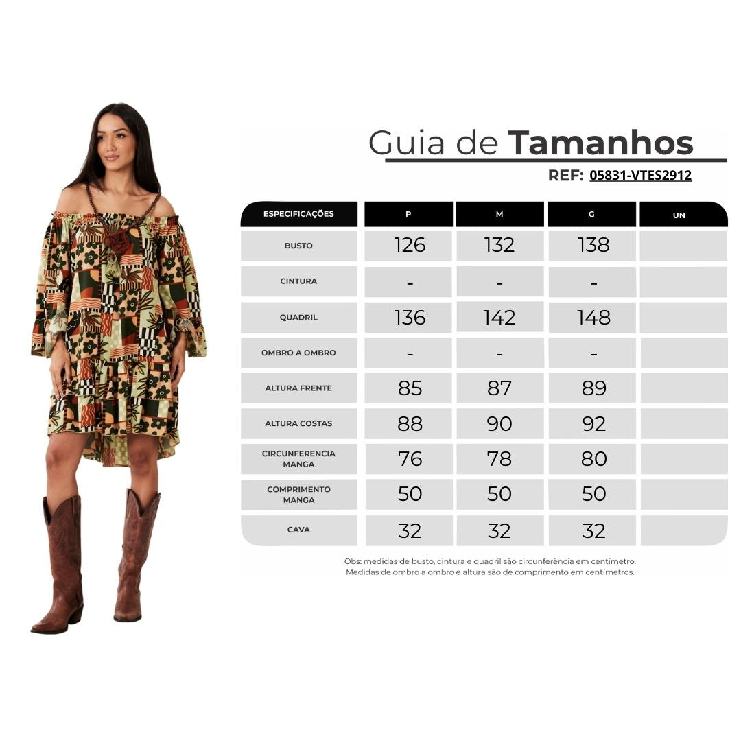 Yacamim D20 Green Printed Off-the-Shoulder Dress with 3/8 Sleeves