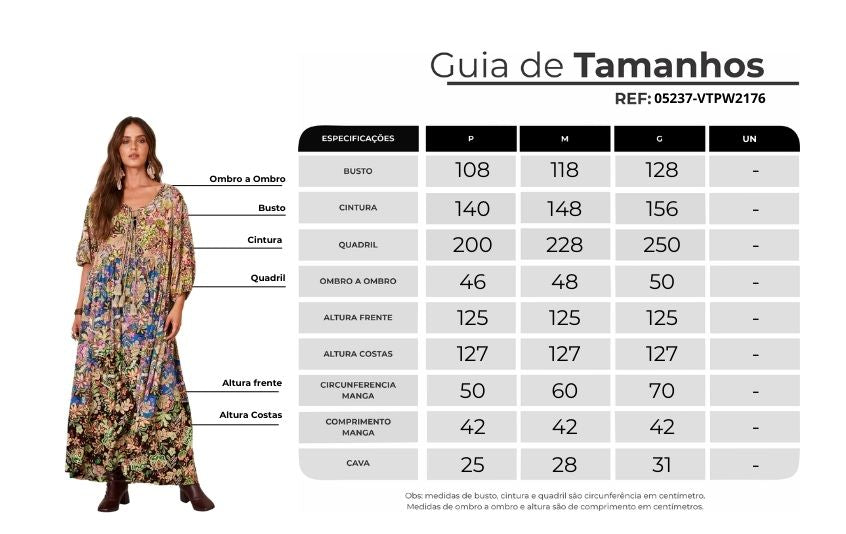 Long Dress With 3/8 Sleeves Green Patchwork Yacamim E14