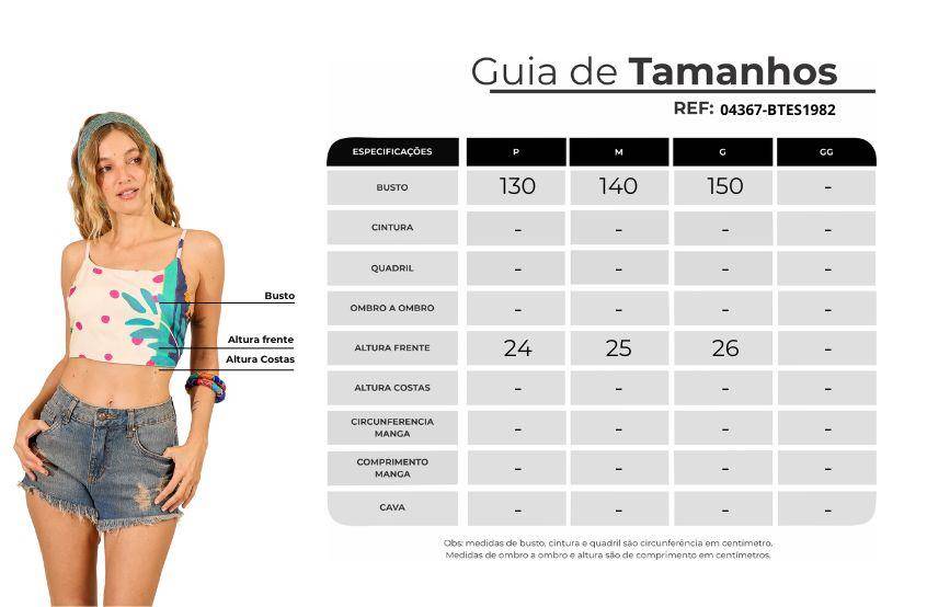 Cropped De Alças Com Amarração Nas Costas Bege Estampado Yacamim F8