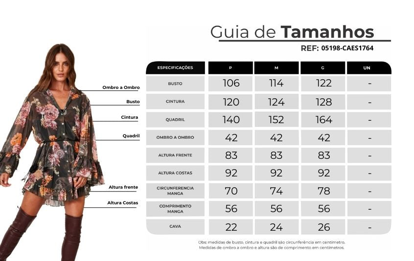 Camisa Ampla De Tule Preto Estampa Floral Cashmere Yacamim A9