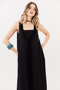 Yacamim C23 Black Midi Dress
