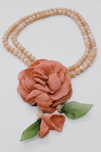 Colar Ave Maria Com Flor Goiaba Yacamim #701