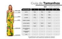Yacamim C10 Yellow Printed Long Dress with Tie Straps