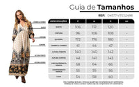 Yacamim Beige Printed Long Dress with Puffy Sleeves