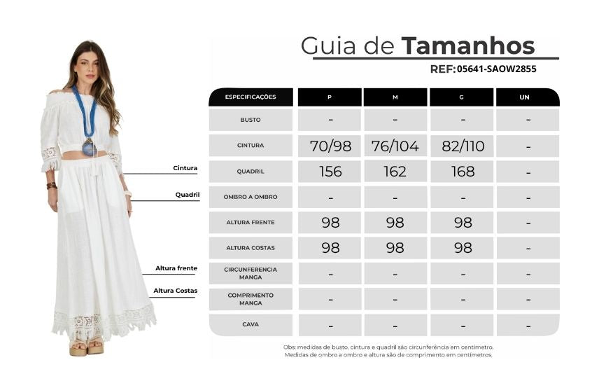 Yacamim Bahêa Collection White Cotton Maxi Skirt Q7