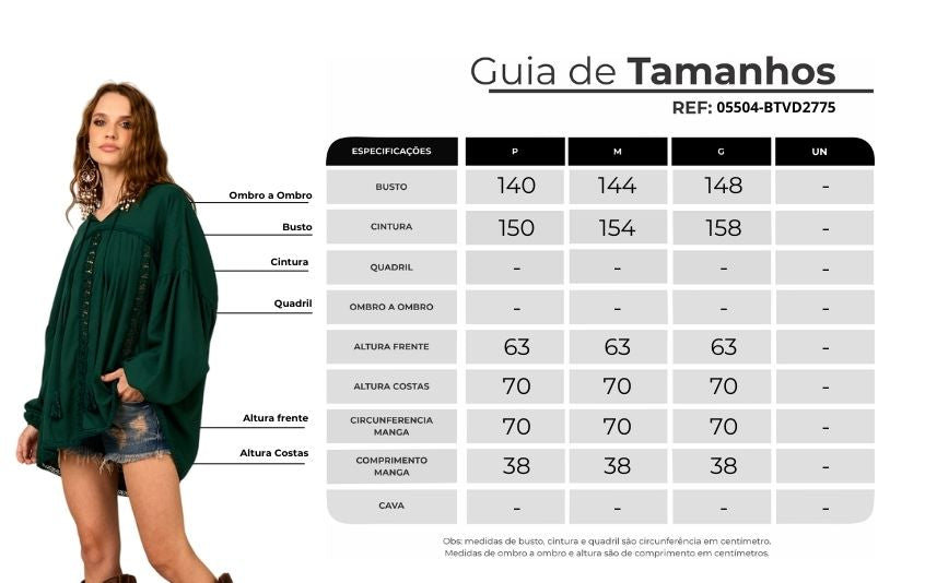 Yacamim Dark Green Loose Tunic with Lace B3
