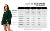 Yacamim Dark Green Loose Tunic with Lace B3