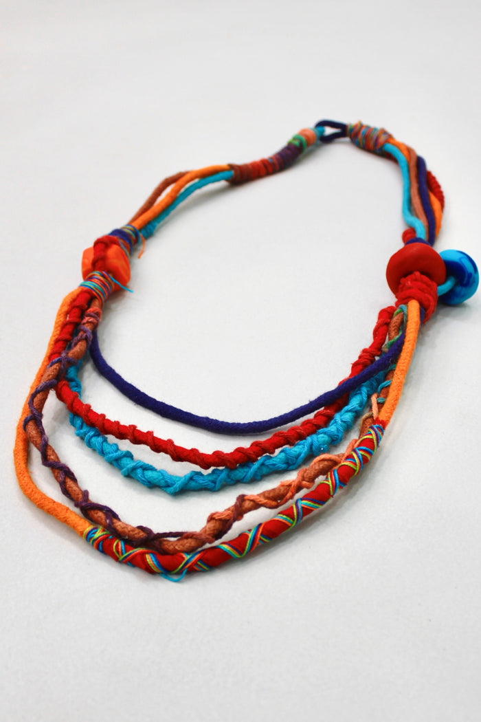 Yacamim Handmade Colorful Rope Necklace #386